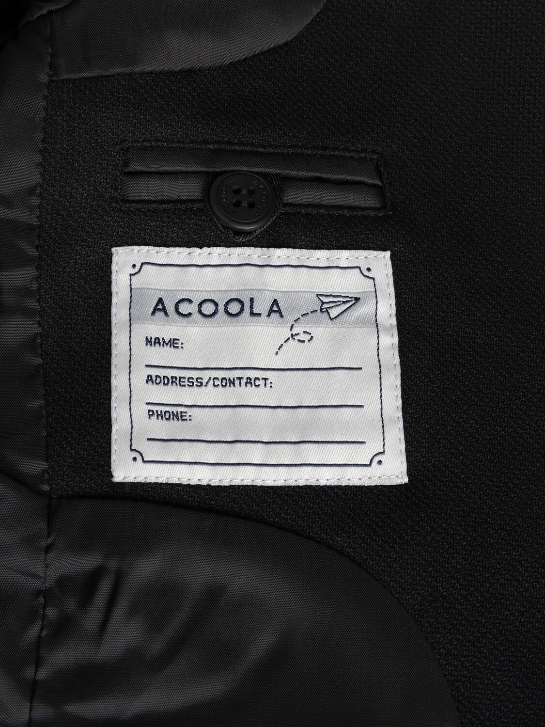 Acoola Пиджак 543873 20140380008 черный