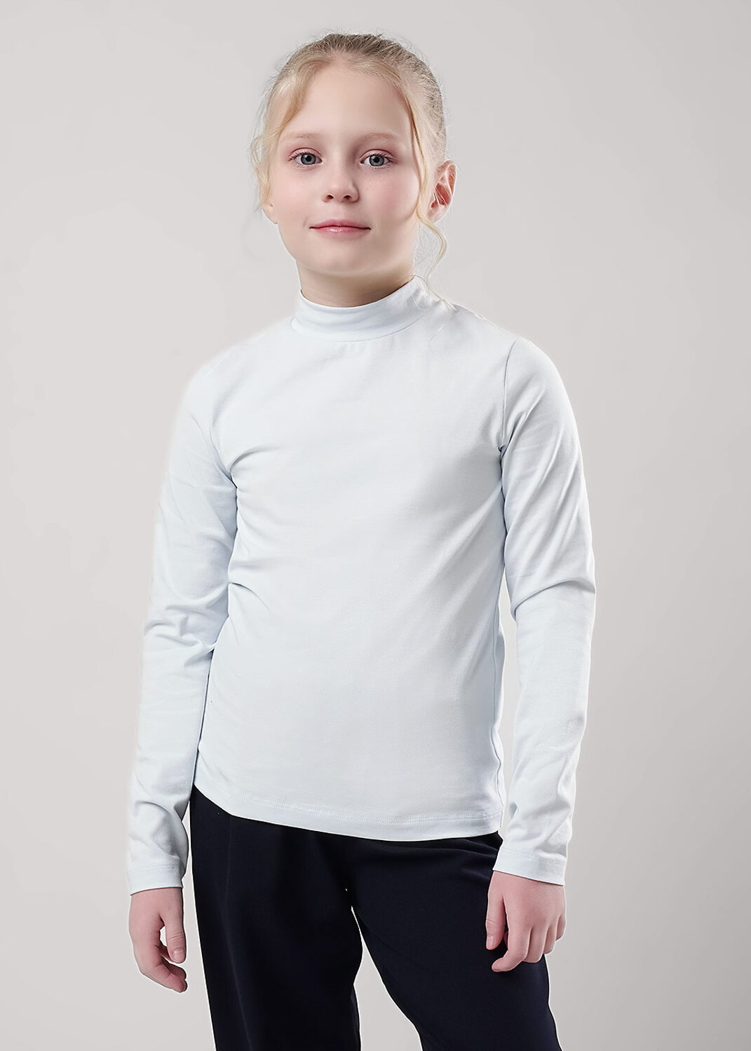 CLEVER Джемпер 544206 905798г школа св.голубой