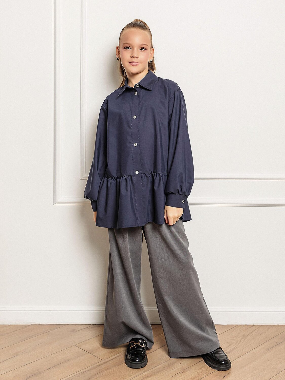 BATIK Рубашка 544604 116 ш25-2 темно-синий