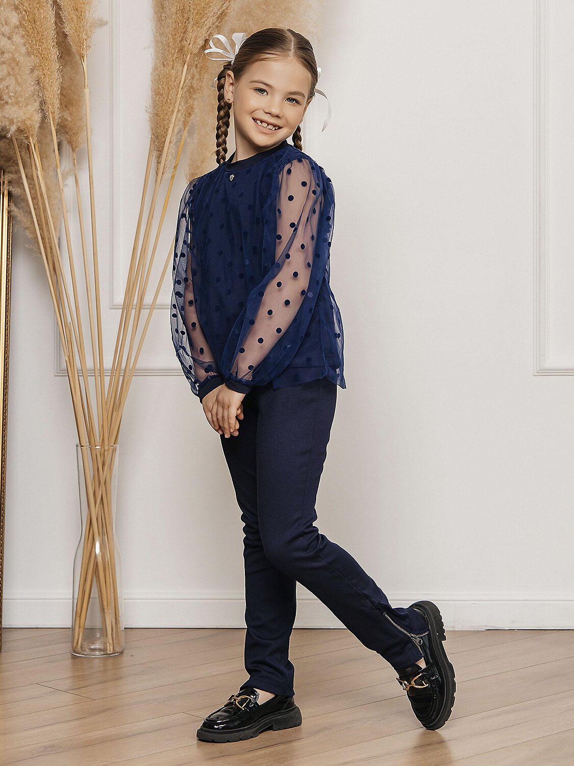 BATIK Блузка 544610 110 ш25-2 Синий