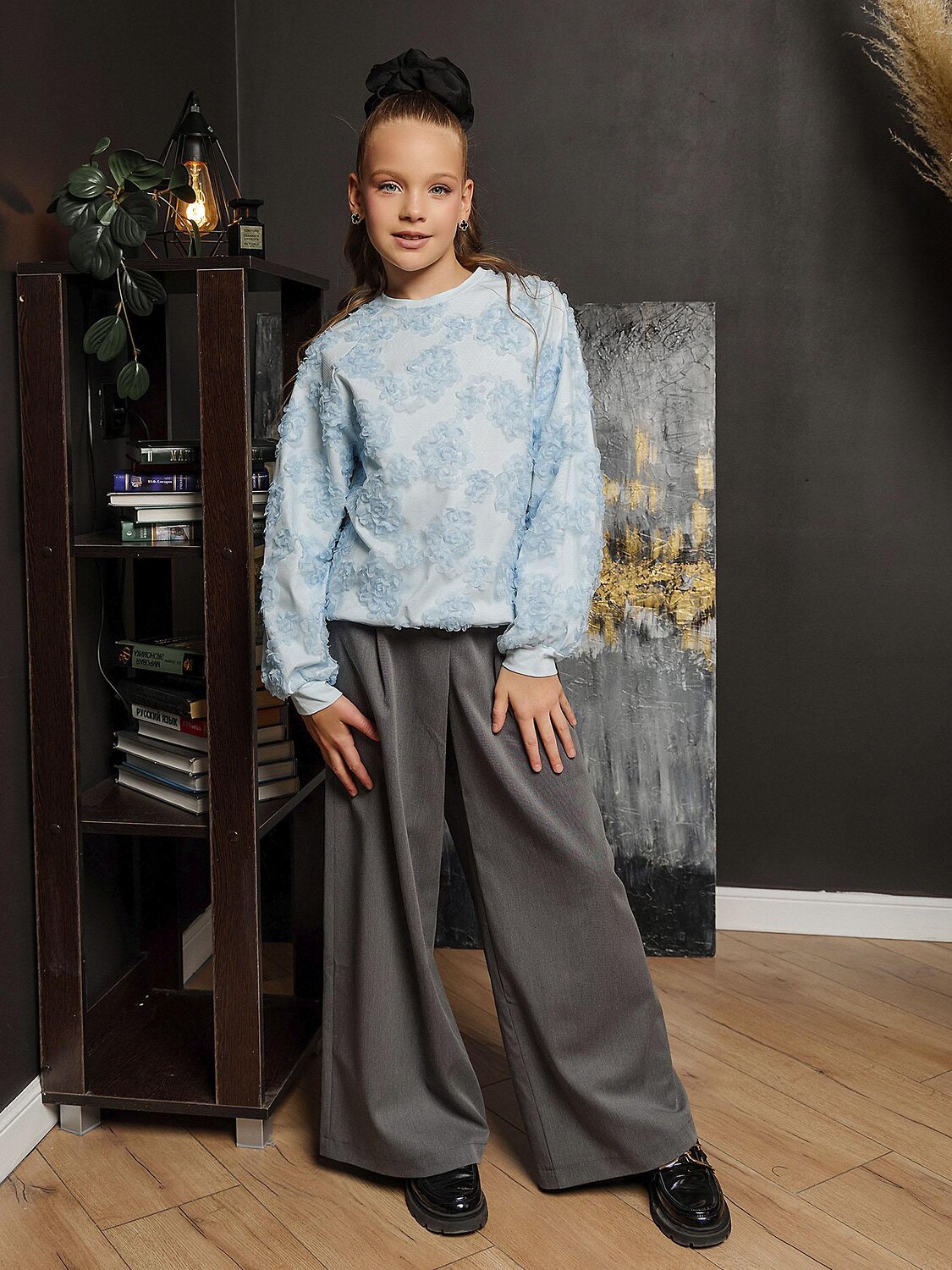 BATIK Блузка 544644 109 ш25-3 Голубой