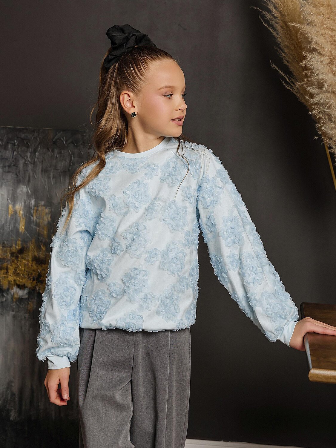 BATIK Блузка 544644 109 ш25-3 Голубой