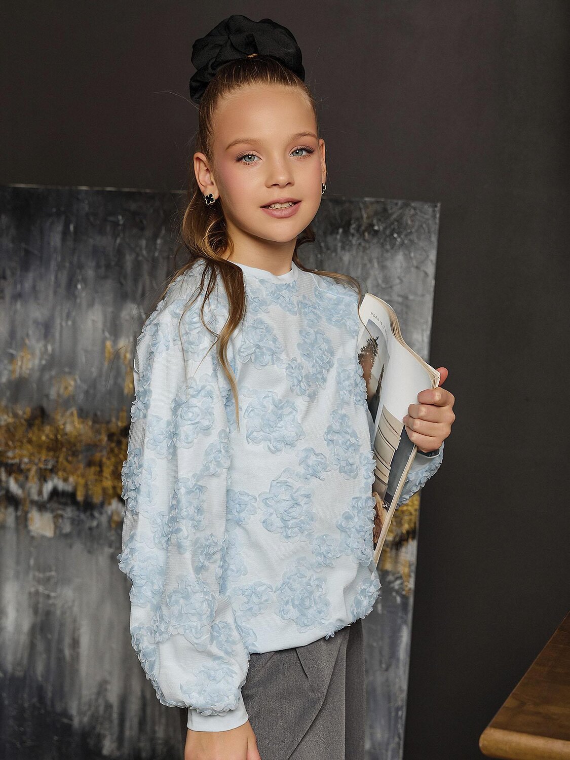 BATIK Блузка 544644 109 ш25-3 Голубой