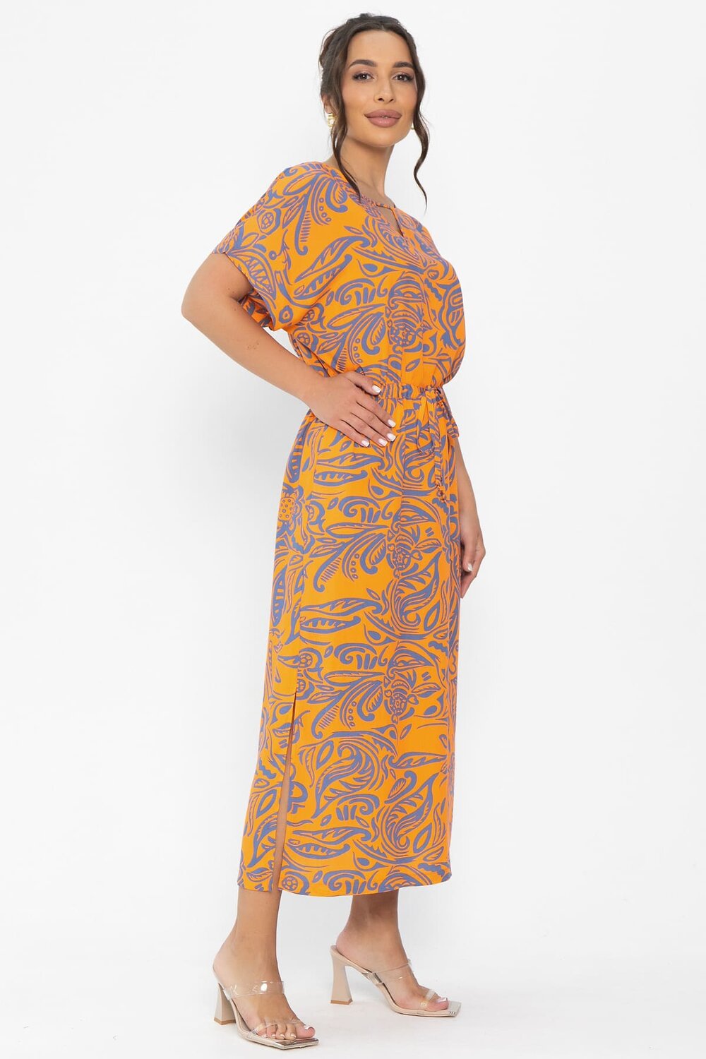 LT Collection Платье 544797 П13947-5М оранжевый