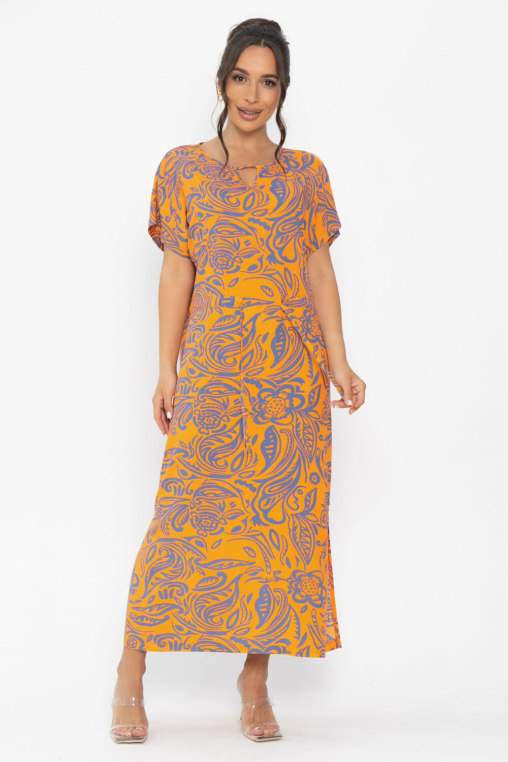 LT Collection Платье 544797 П13947-5М оранжевый