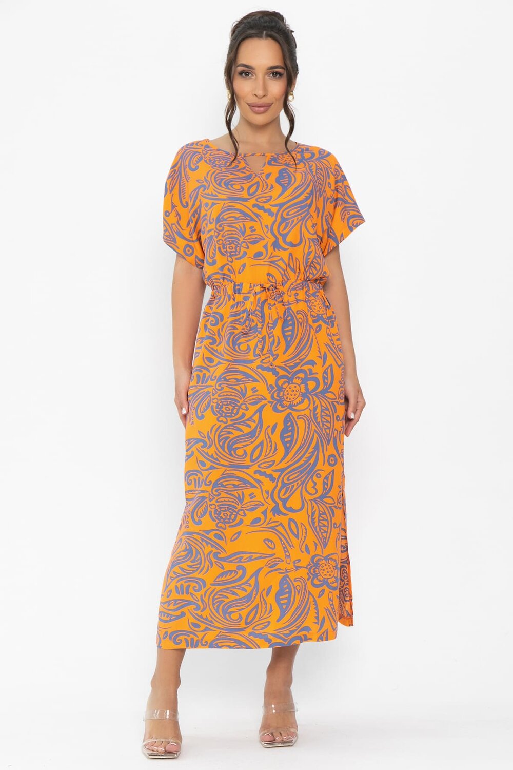 LT Collection Платье 544797 П13947-5М оранжевый