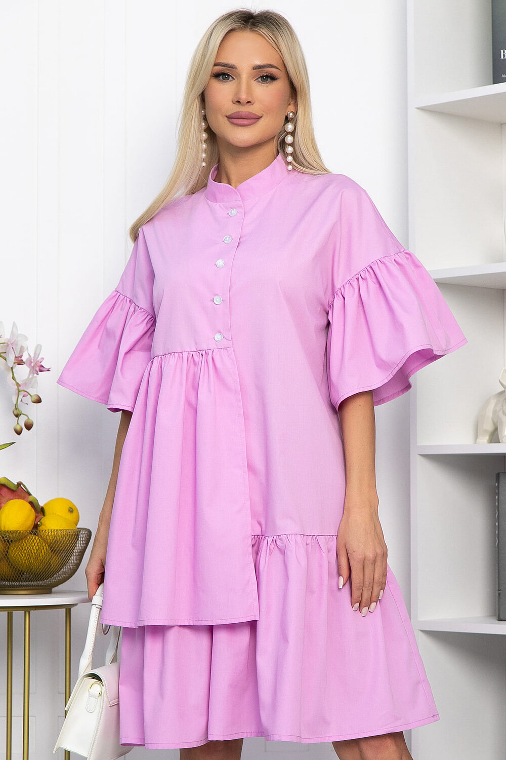 LT Collection Платье 544799 П13913-36М лиловый