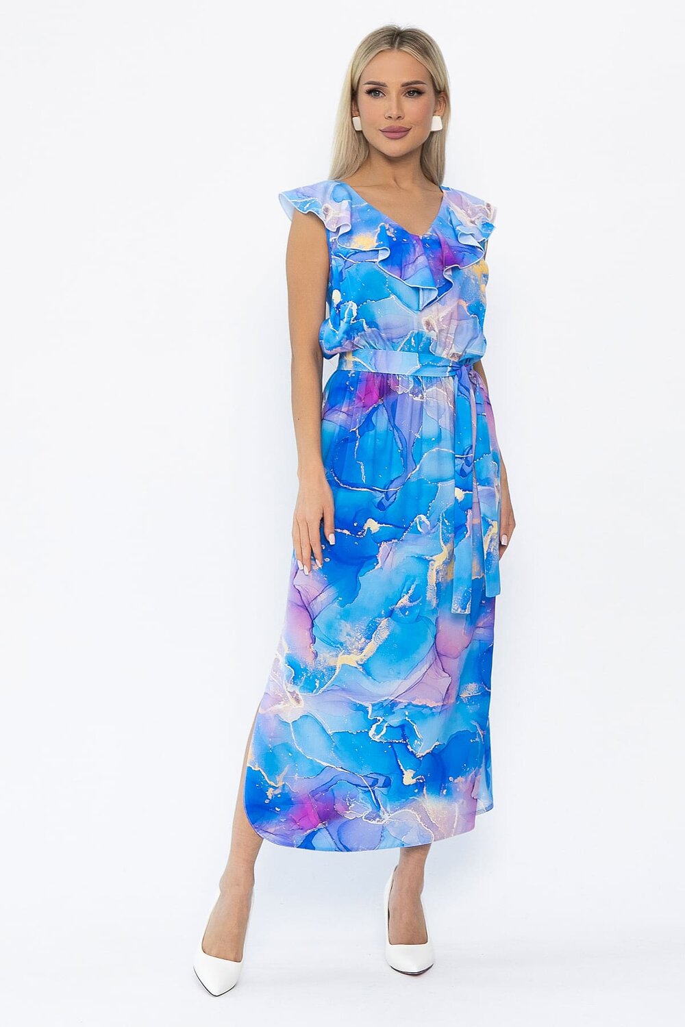 LT Collection Платье 544805 П13926-4М голубой