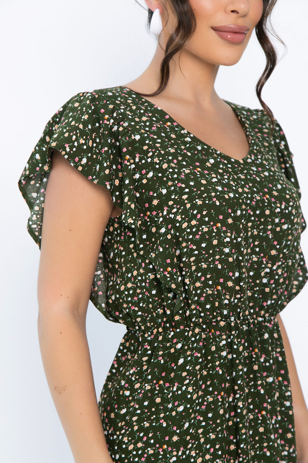 LT Collection Платье 544806 П13934-35М темно-зеленый