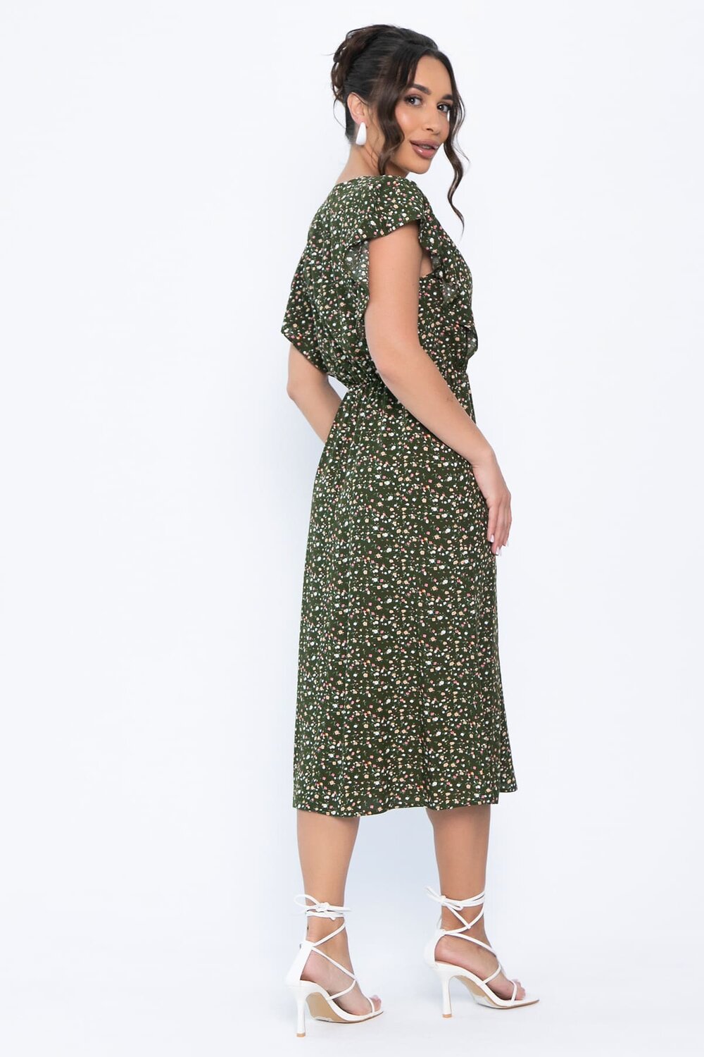 LT Collection Платье 544806 П13934-35М темно-зеленый