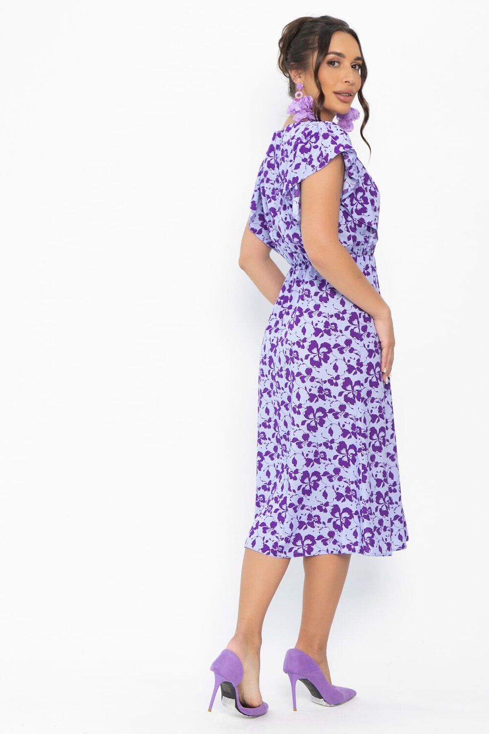 LT Collection Платье 544807 П13932-35М фиолетово-голубой