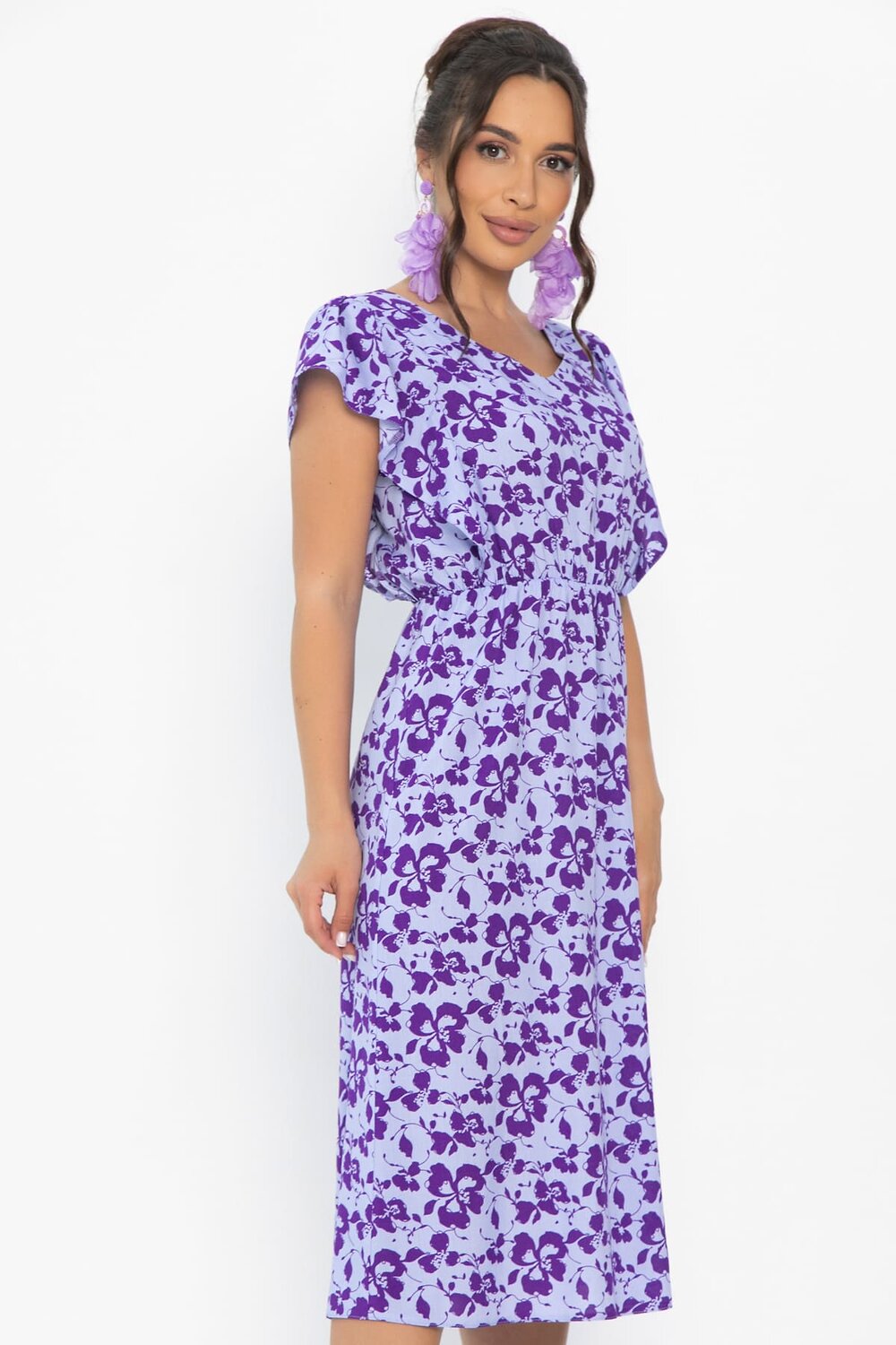 LT Collection Платье 544807 П13932-35М фиолетово-голубой