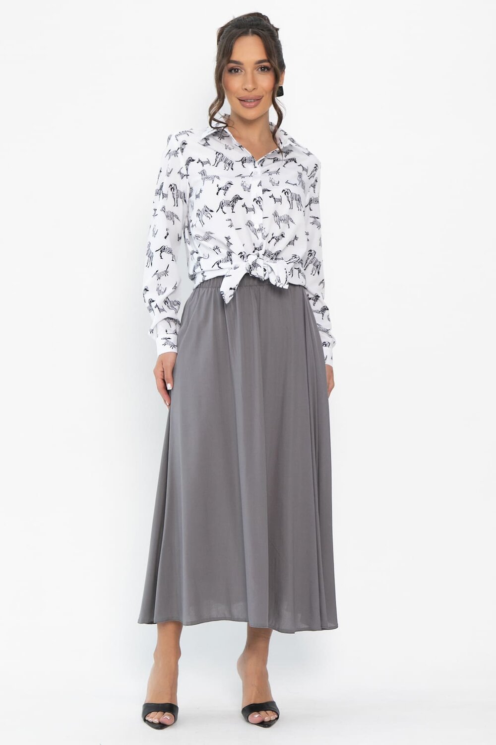 LT Collection Юбка 544810 Ю13943-25М серый