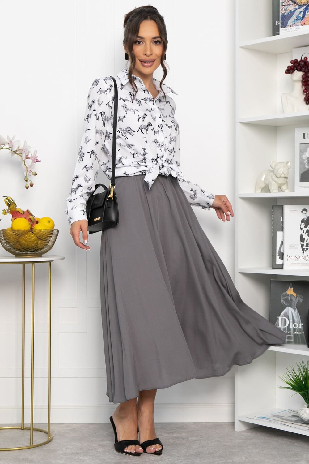 LT Collection Юбка 544810 Ю13943-25М серый