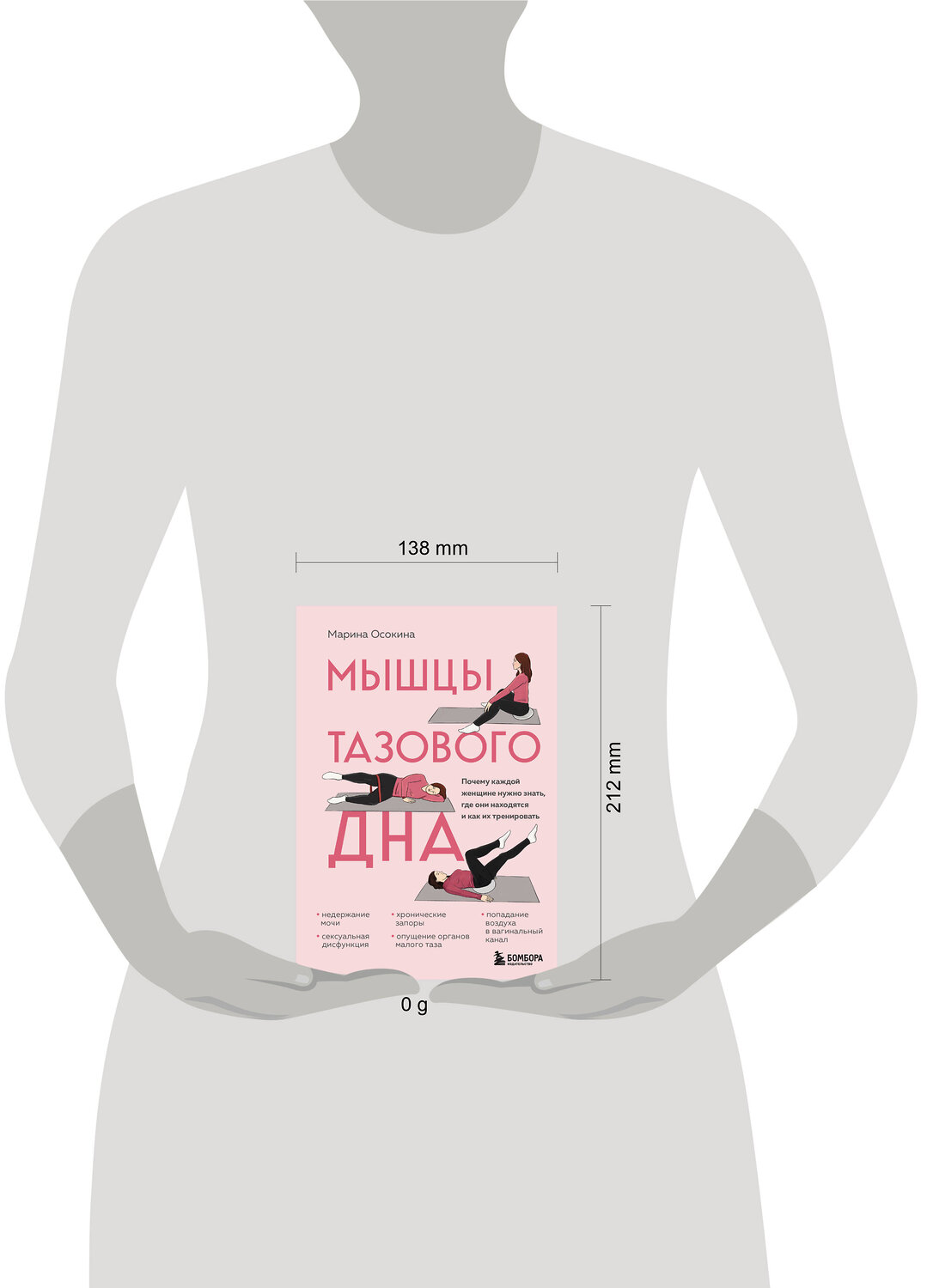 Эксмо Марина Осокина "Мышцы тазового дна. Почему каждой женщине нужно знать, где они находятся и как их тренировать" 545028 978-5-04-182044-2
