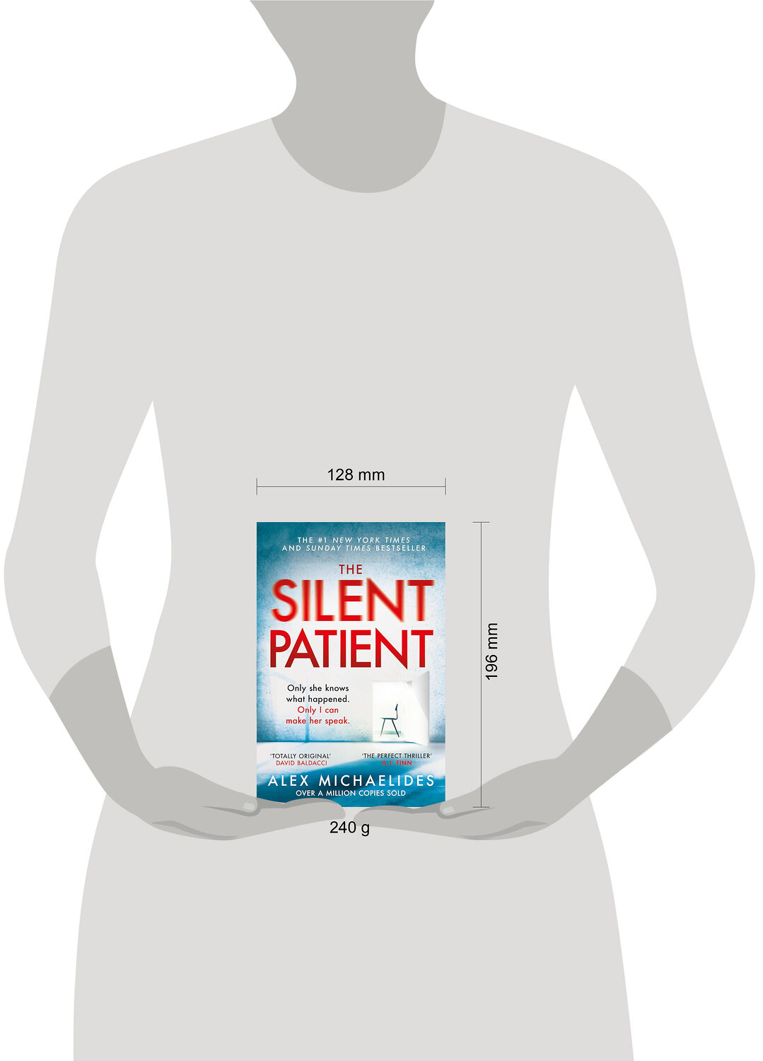 Эксмо Alex Michaelides "The Silent Patient (Alex Michaelides) Безмолвный пациент (Алекс Михаэлидес) / Книги на английском языке" 545039 978-1-40-918163-7