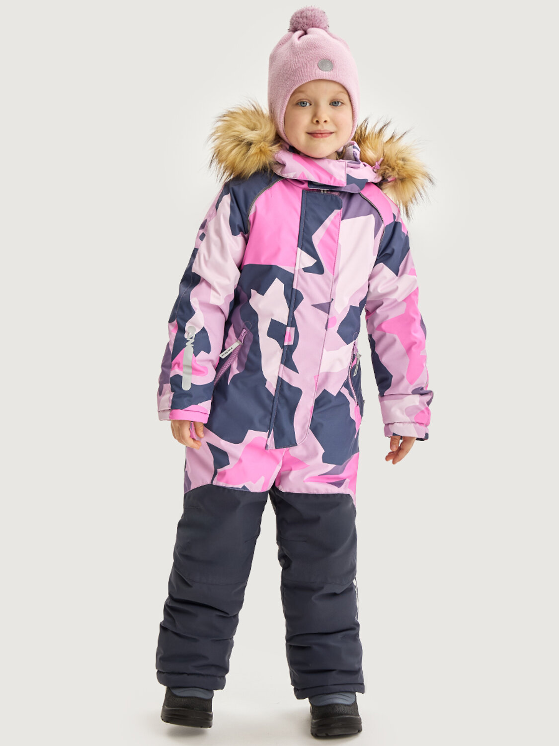 NIKASTYLE Комбинезон 545347 8з1025 розовый/графит
