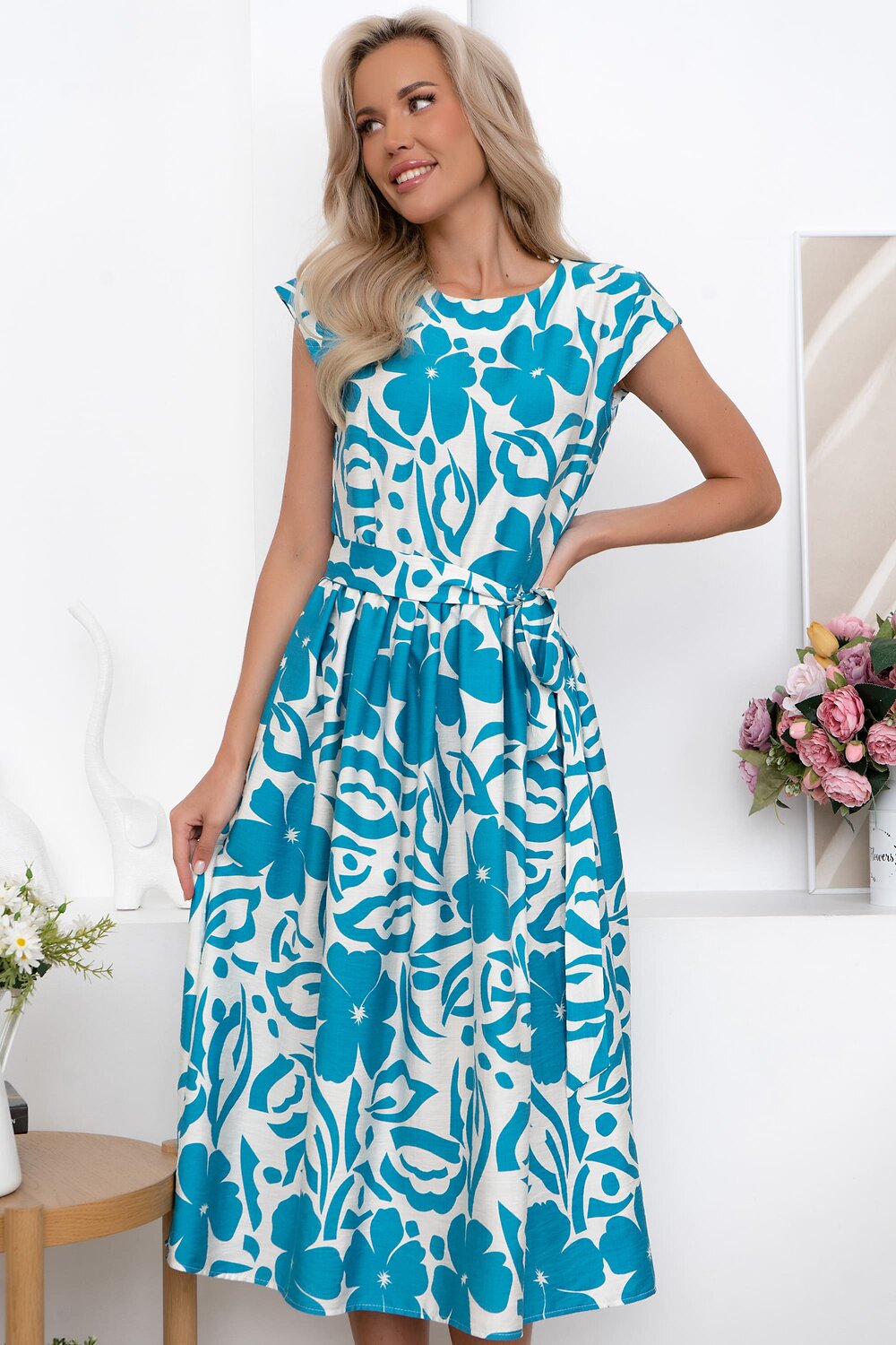 LT Collection Платье 545351 П13874-45М бирюзовый
