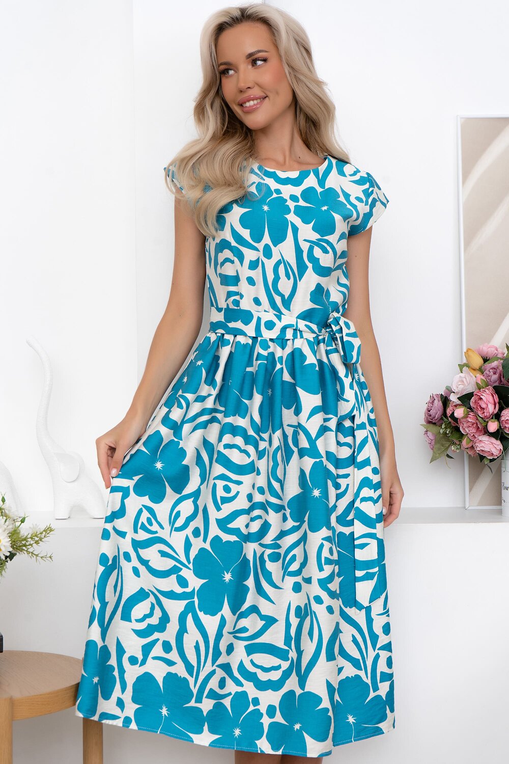 LT Collection Платье 545351 П13874-45М бирюзовый