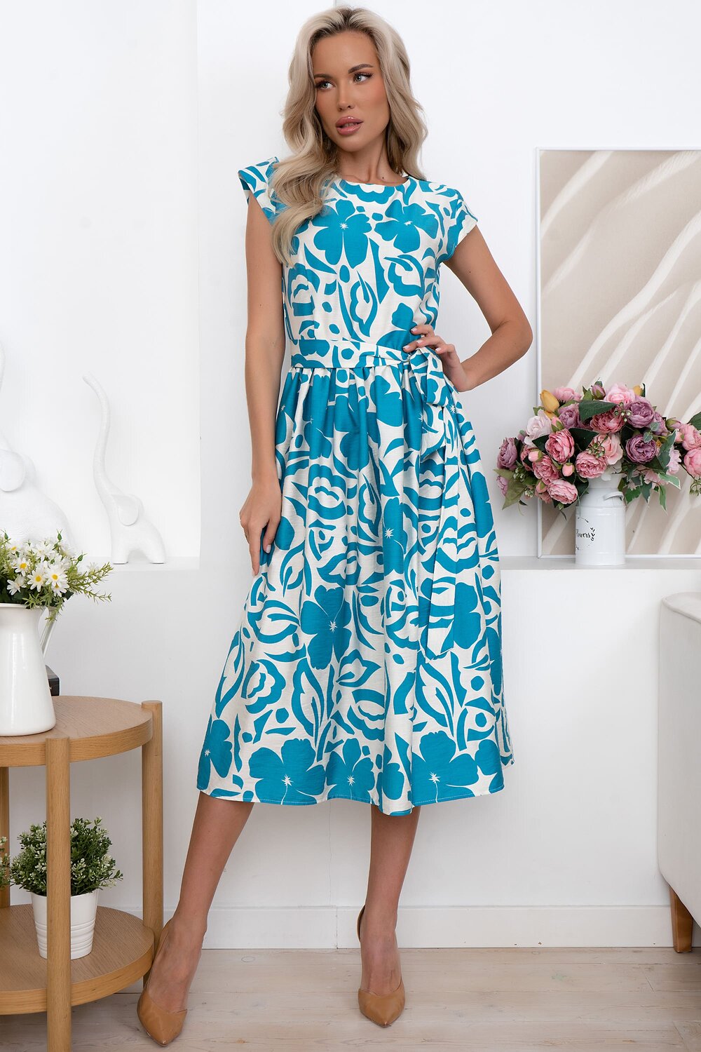 LT Collection Платье 545351 П13874-45М бирюзовый