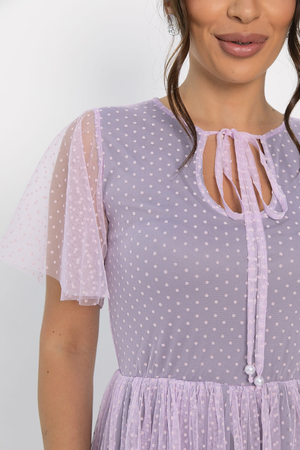 LT Collection Платье 545359 П13825-39М розовый/серый