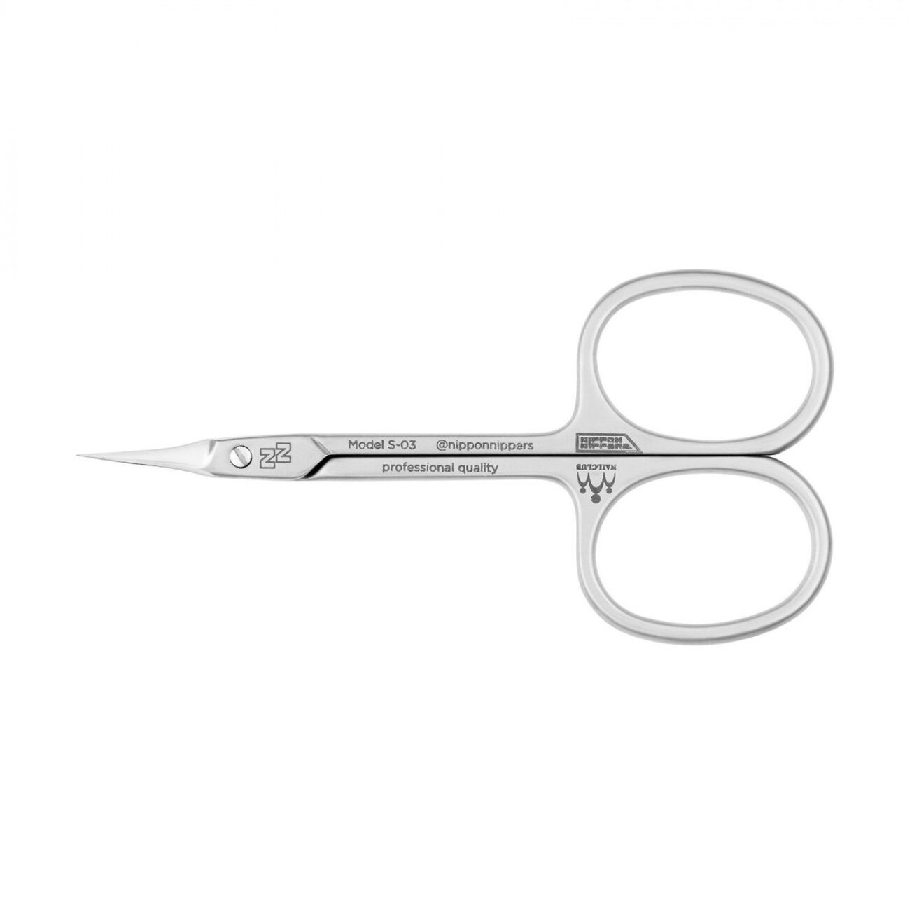 Nippon Nippers Ножницы маникюрные для кутикулы / S-03, 90 мм 545554 9423