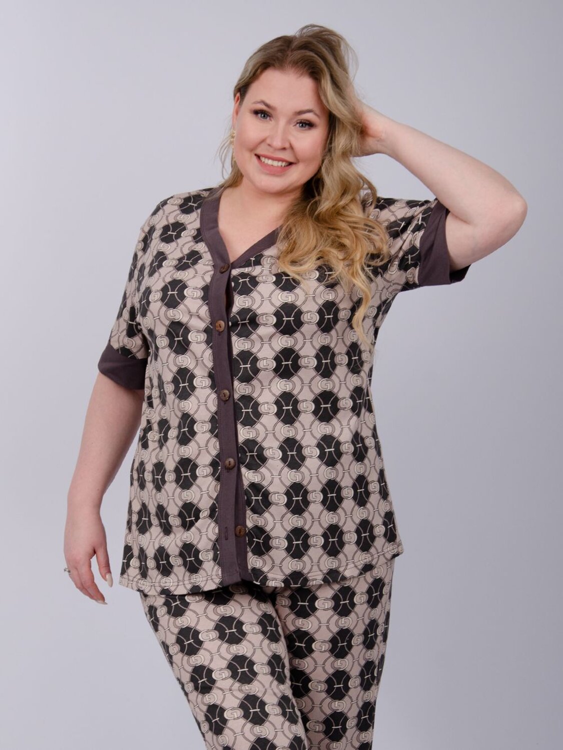 Malina Пижама 545690 3051 кофе