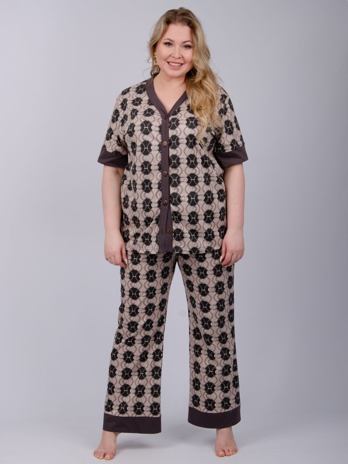 Malina Пижама 545690 3051 кофе