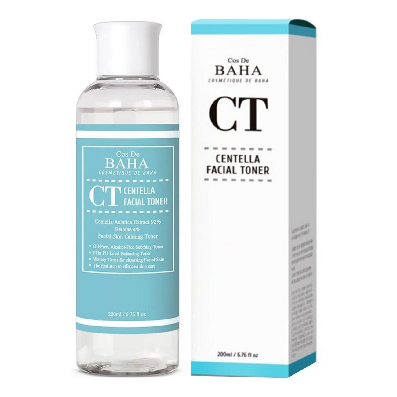 Cos De BAHA Восстанавливающий тонер с 92% центеллы / CT Centella Facial Toner, 200 мл 545702 22453