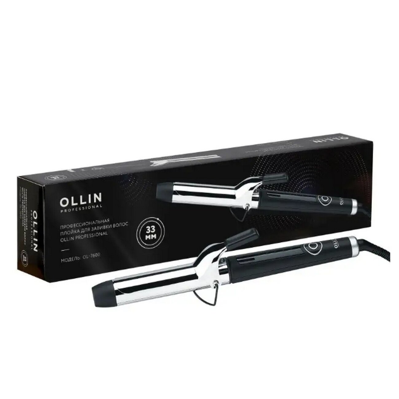 Ollin Плойка профессиональная для завивки волос OL-7600, 33 мм 546015 23344