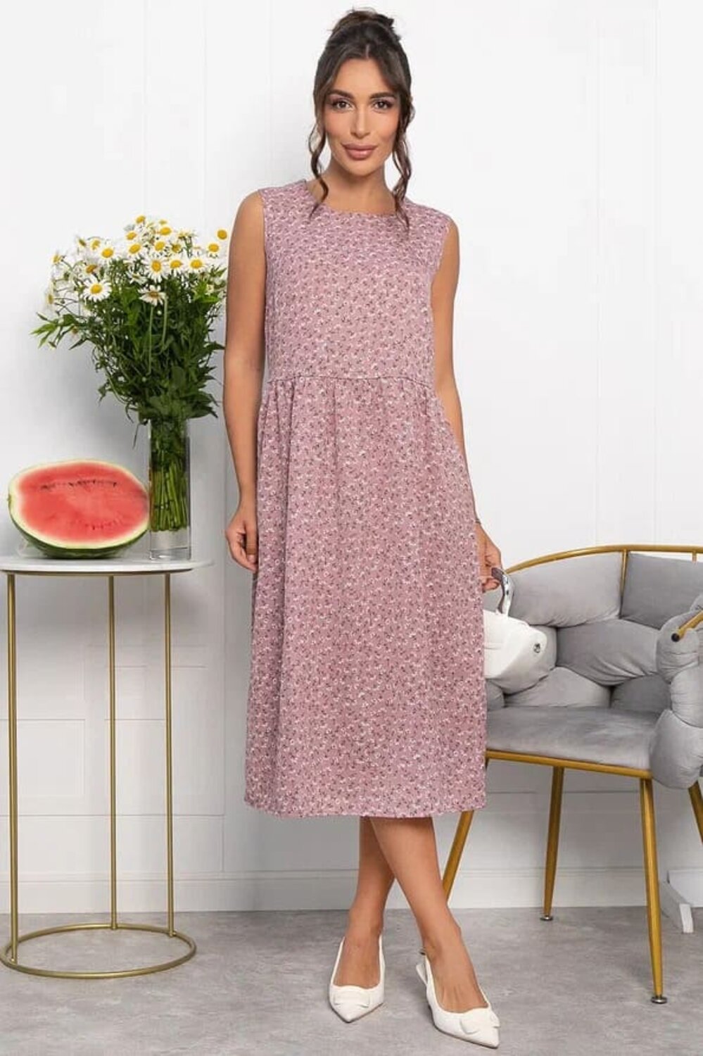 LT Collection Платье 546020 П13812-48М розовый