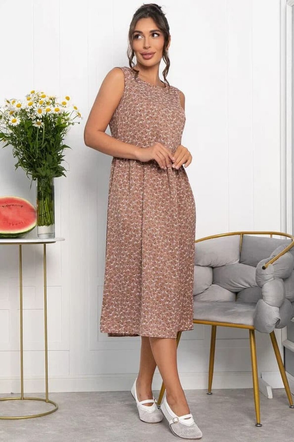 LT Collection Сарафан 546022 П13879-48М какао