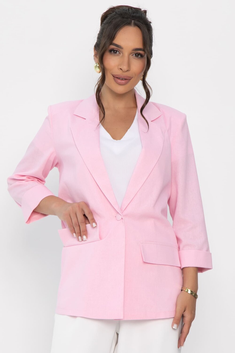 LT Collection Пиджак 546031 Б13960-7М розовый