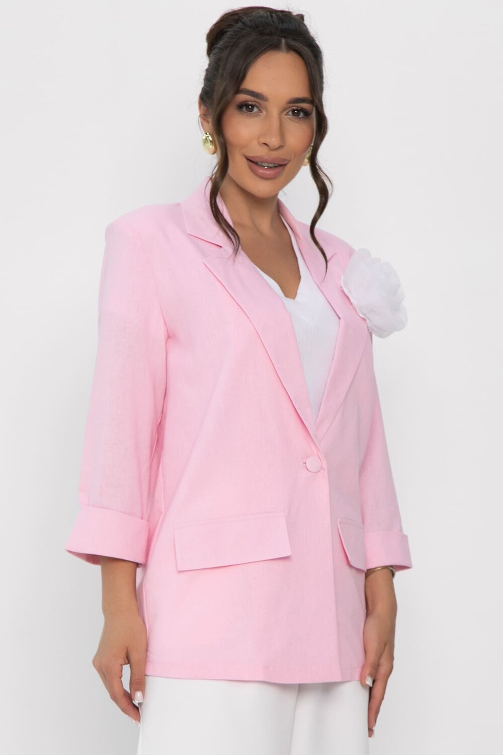 LT Collection Пиджак 546031 Б13960-7М розовый