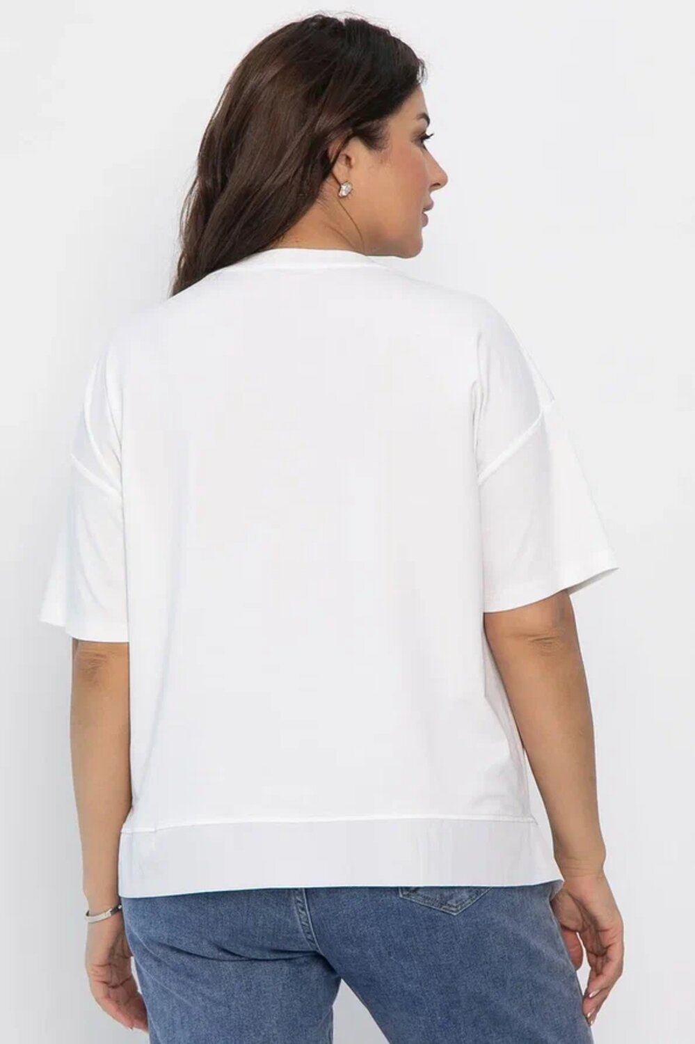 LT Collection Блуза 546038 Б13942-1М белый