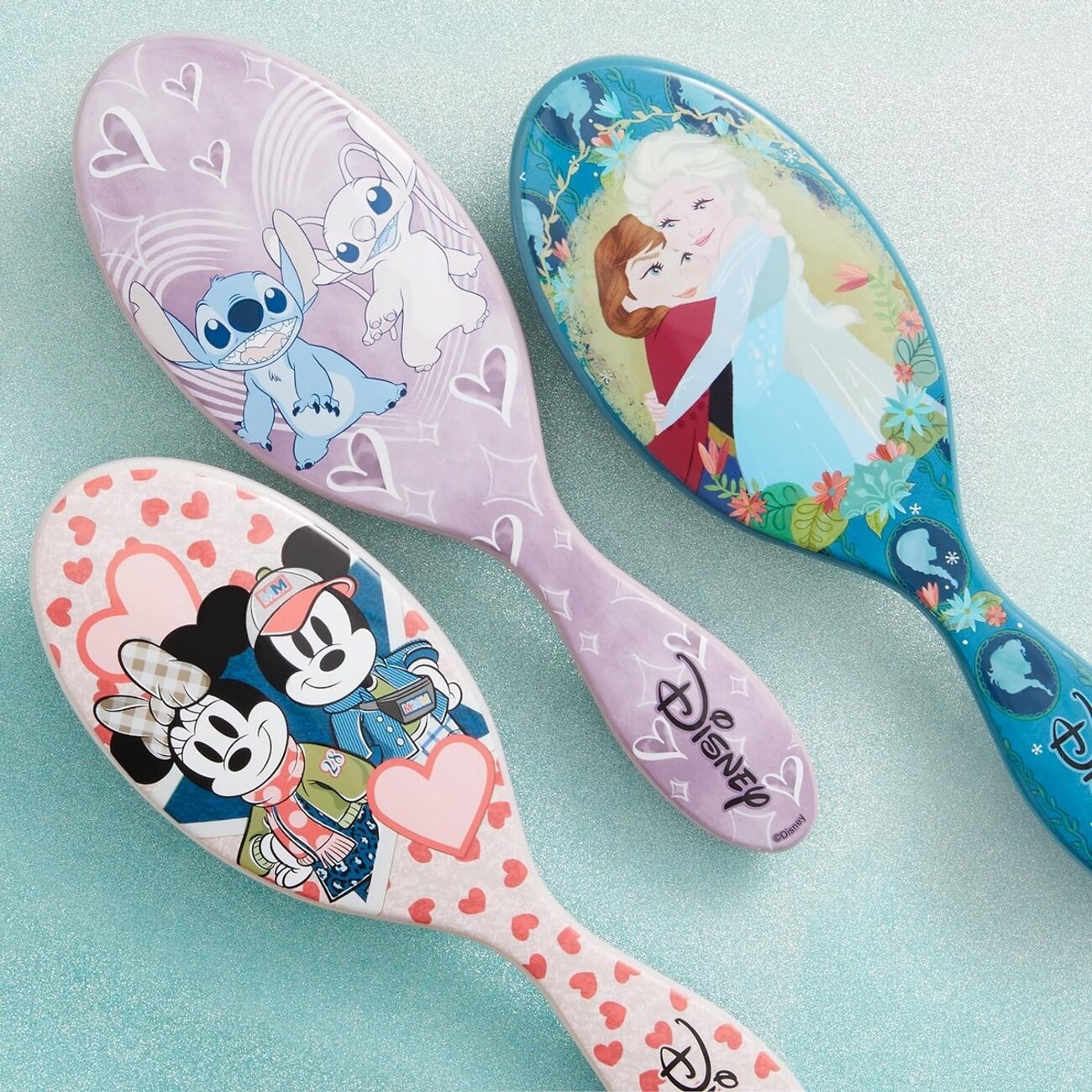 Wet Brush Расческа для спутанных волос / Original Detangler Disney Love Mickey And Minnie BWRDISLVMM, розовый 546070 24582