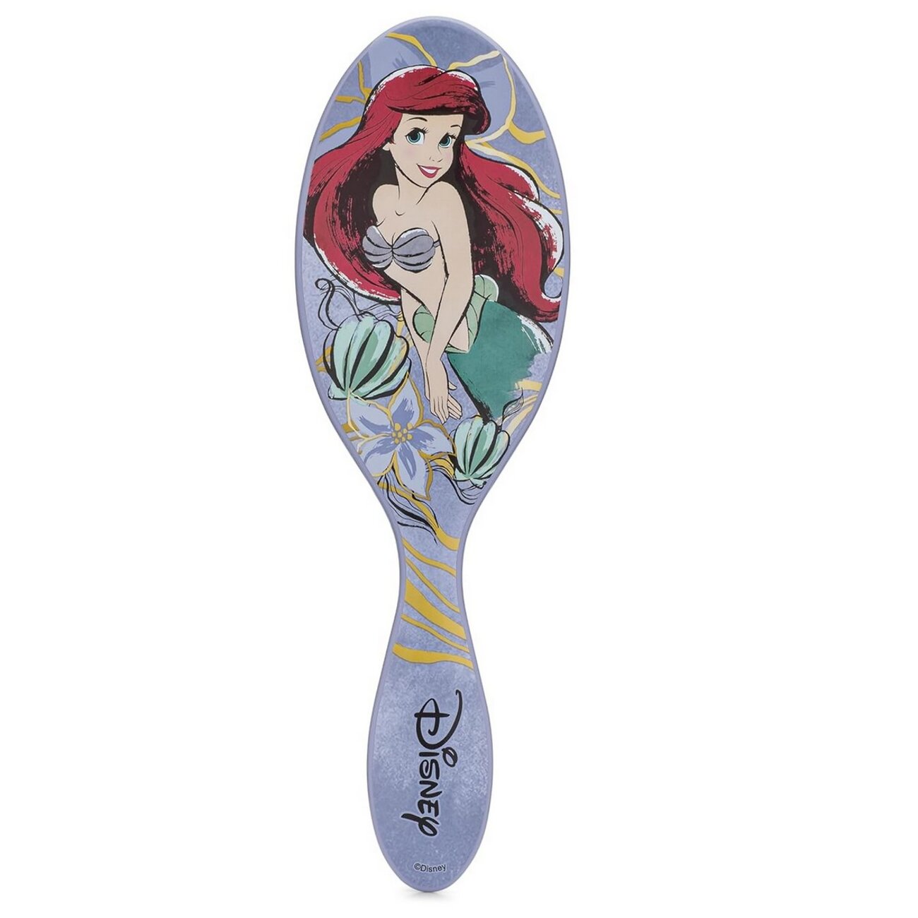 Wet Brush Расческа для спутанных волос / Original Detangler Disney Elegant Princess Ariel BWRDISEPAR, голубой 546071 24584