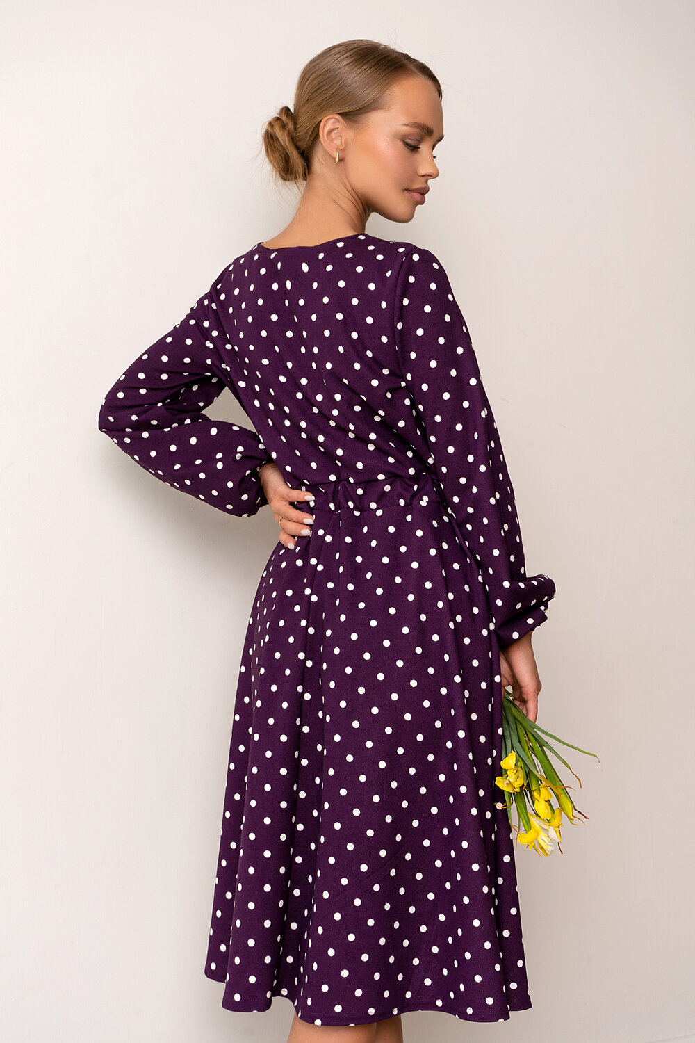 Open-style Платье 546216 5265 фиолетовый/белый