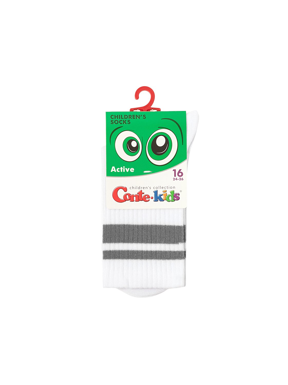 CONTE-KIDS Носки 546349 ACTIVE 20С-167СП белый-серый