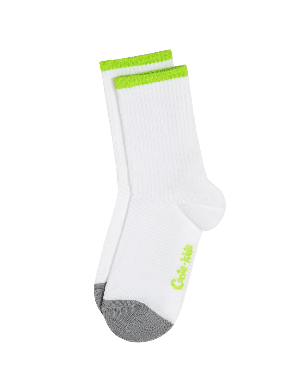 CONTE-KIDS Носки 546358 ACTIVE 20С-167СП белый-салатовый