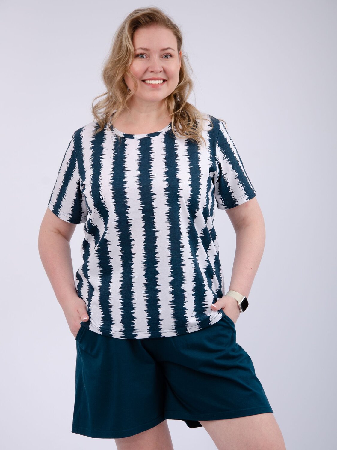 Malina Костюм 546396 9392и изумрудный/белый