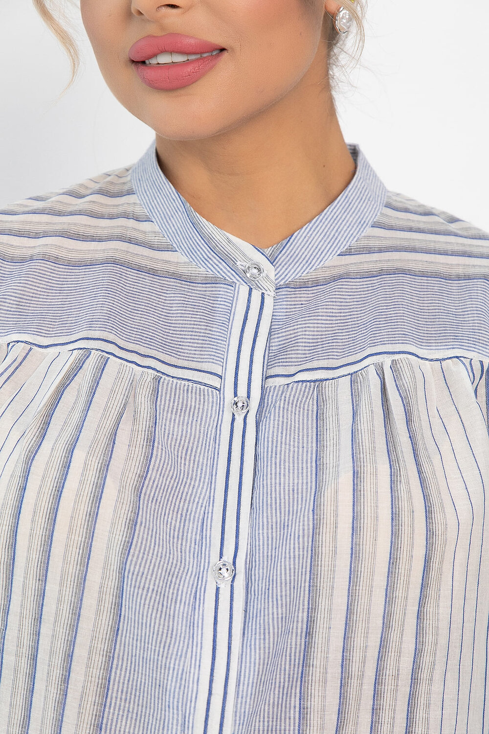 LT Collection Блуза 546399 Б13876-24М голубой