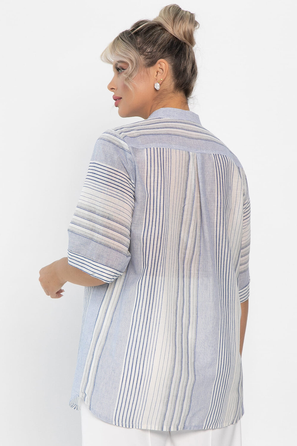 LT Collection Блуза 546399 Б13876-24М голубой
