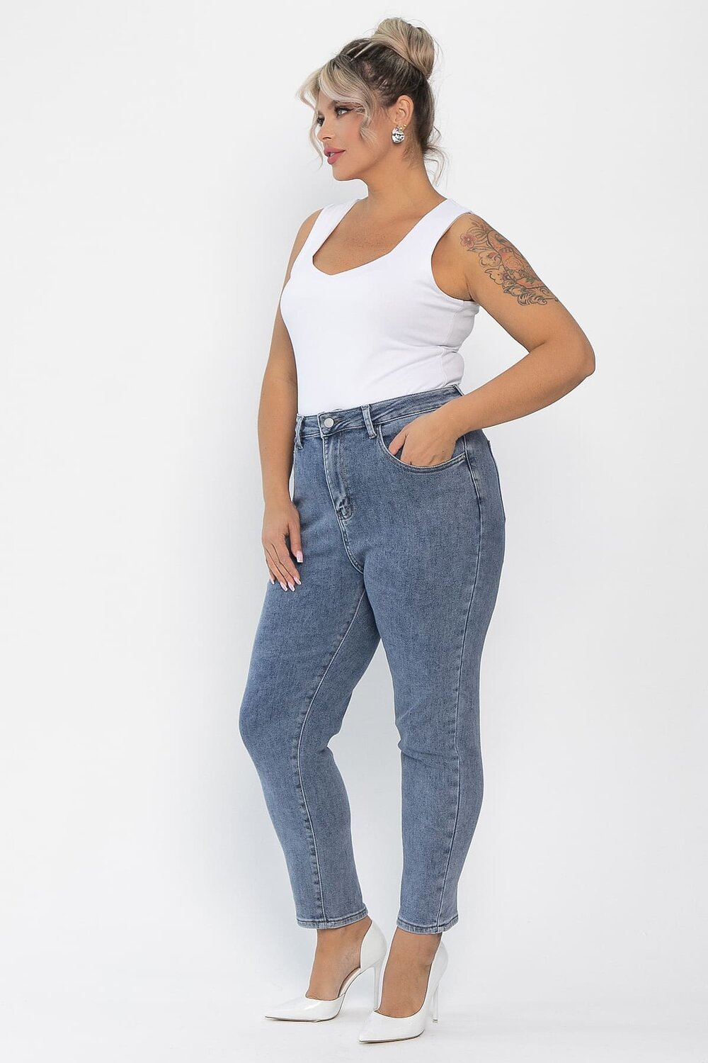 LT Collection Джинсы 546400 Б13927-4М синий