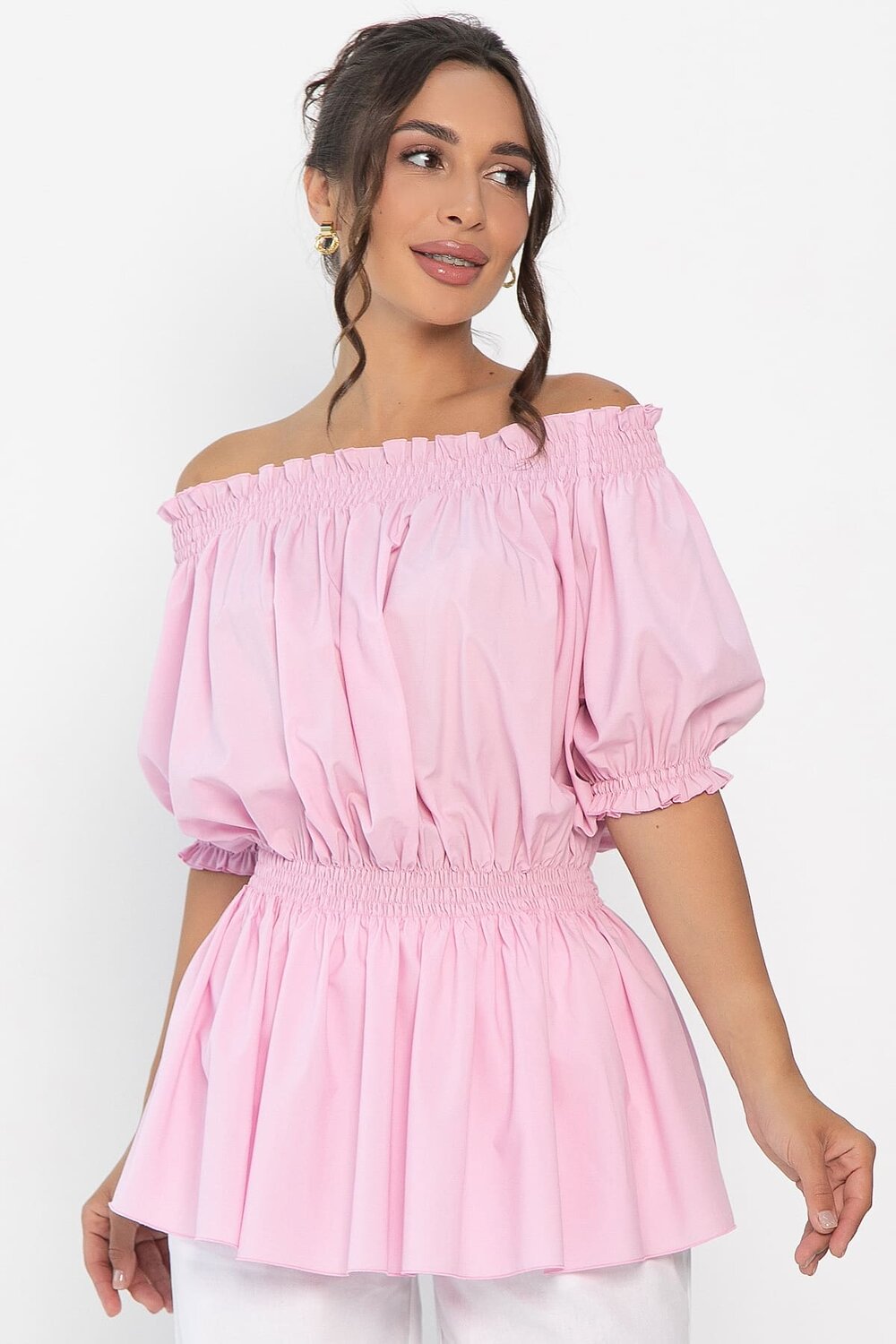 LT Collection Блуза 546401 Б13912-47М розовый
