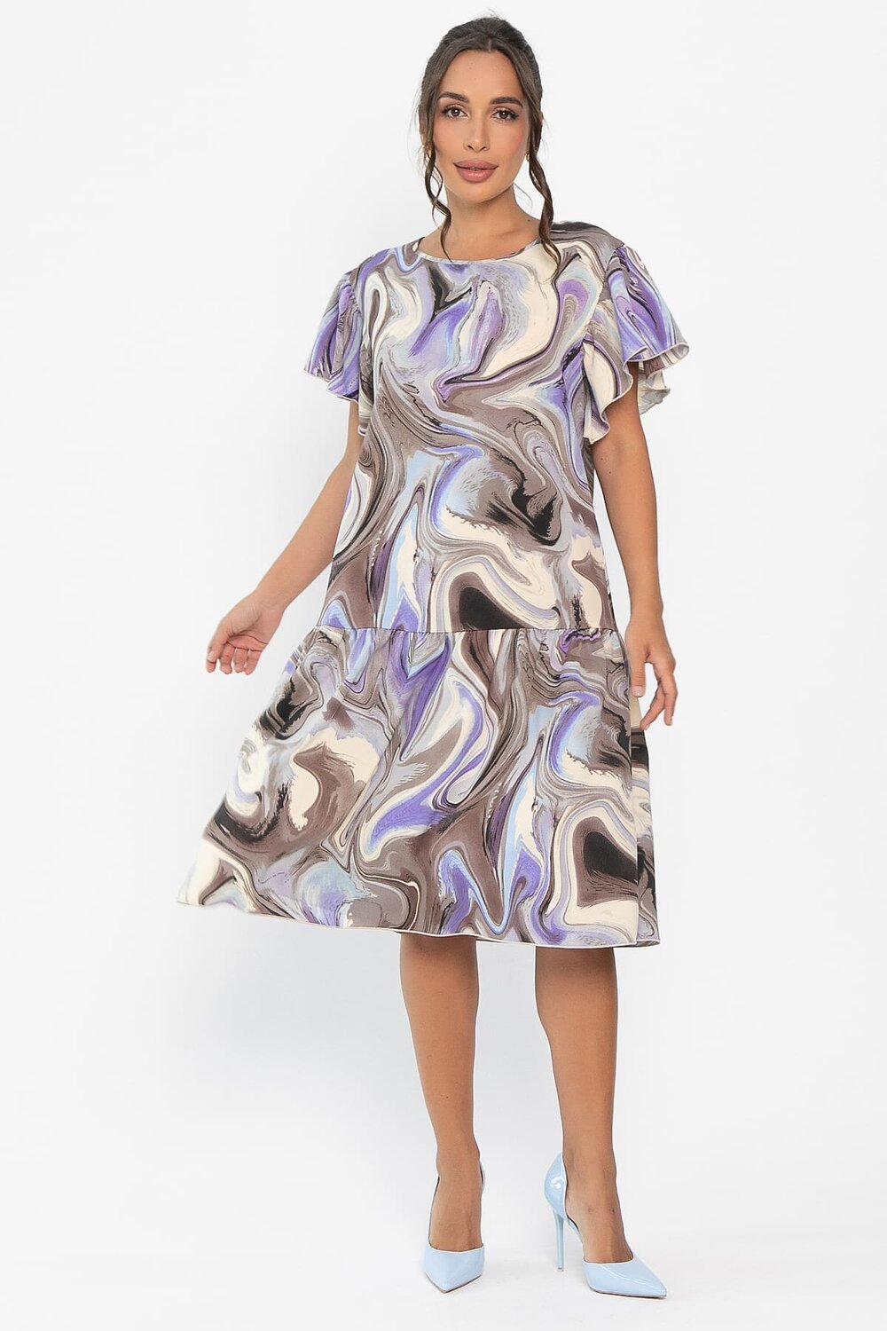 LT Collection Платье 546404 П13951-12М сиреневый