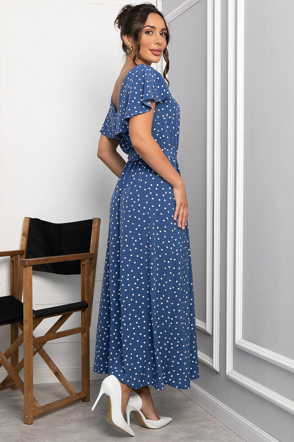 LT Collection Платье 546414 П13968-16М синий
