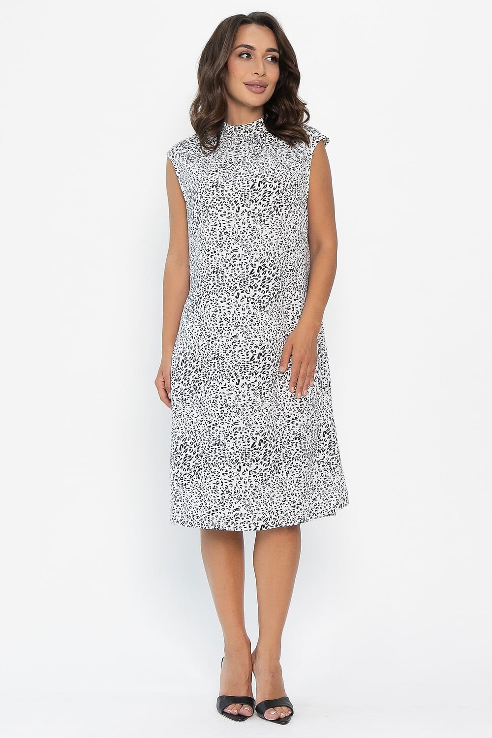 LT Collection Платье 546415 П13965-36М черно-белый