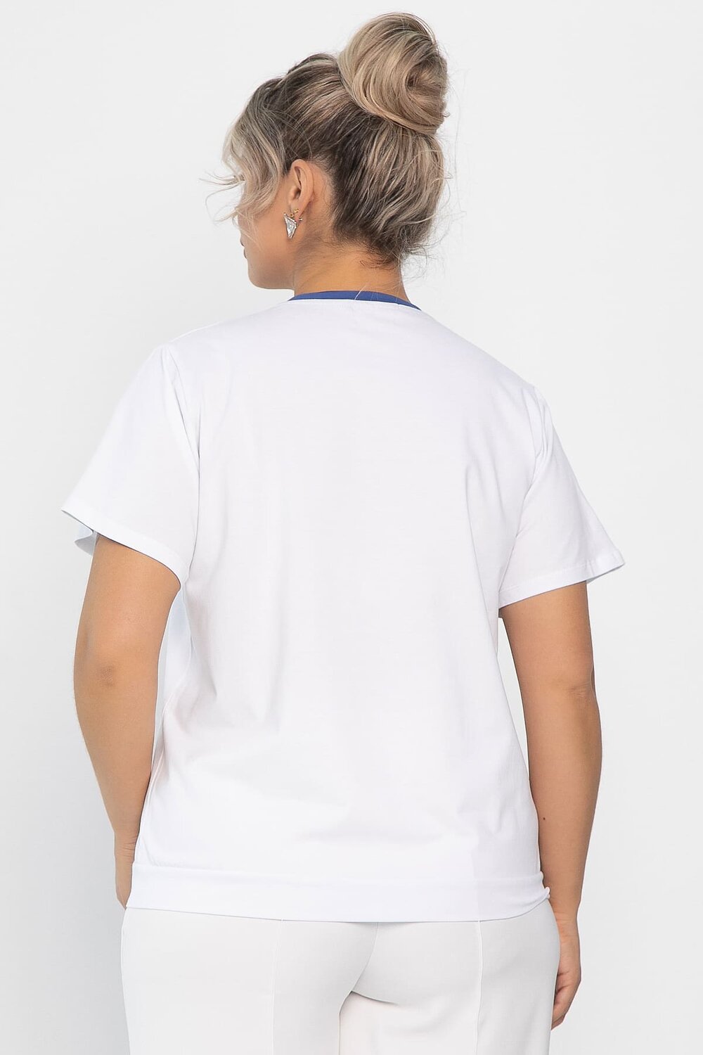 LT Collection Блуза 546417 Б13975-20М белый