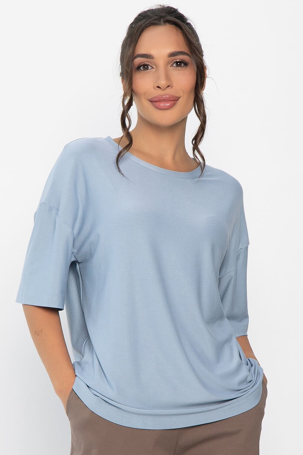 LT Collection Футболка 546418 Б13980-25М голубой